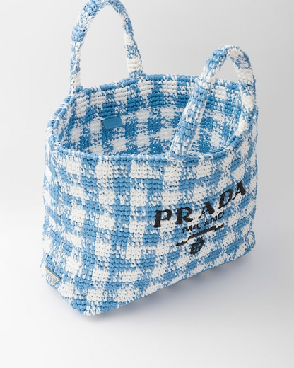 PRADA  Large crochet tote bag