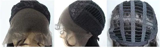 Top Quality Hand Tied Graceful Medium Curly Dark Brown 18 Inches Lace Wig