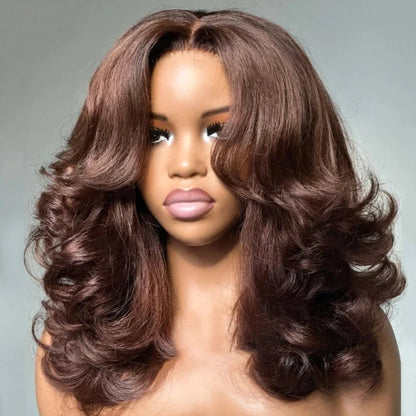 Shoulder Length Body Wave  5x5 Lace Closure Wig