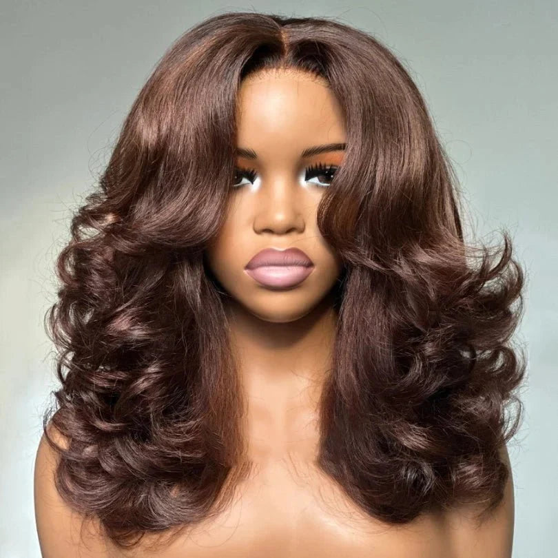Shoulder Length Body Wave  5x5 Lace Closure Wig
